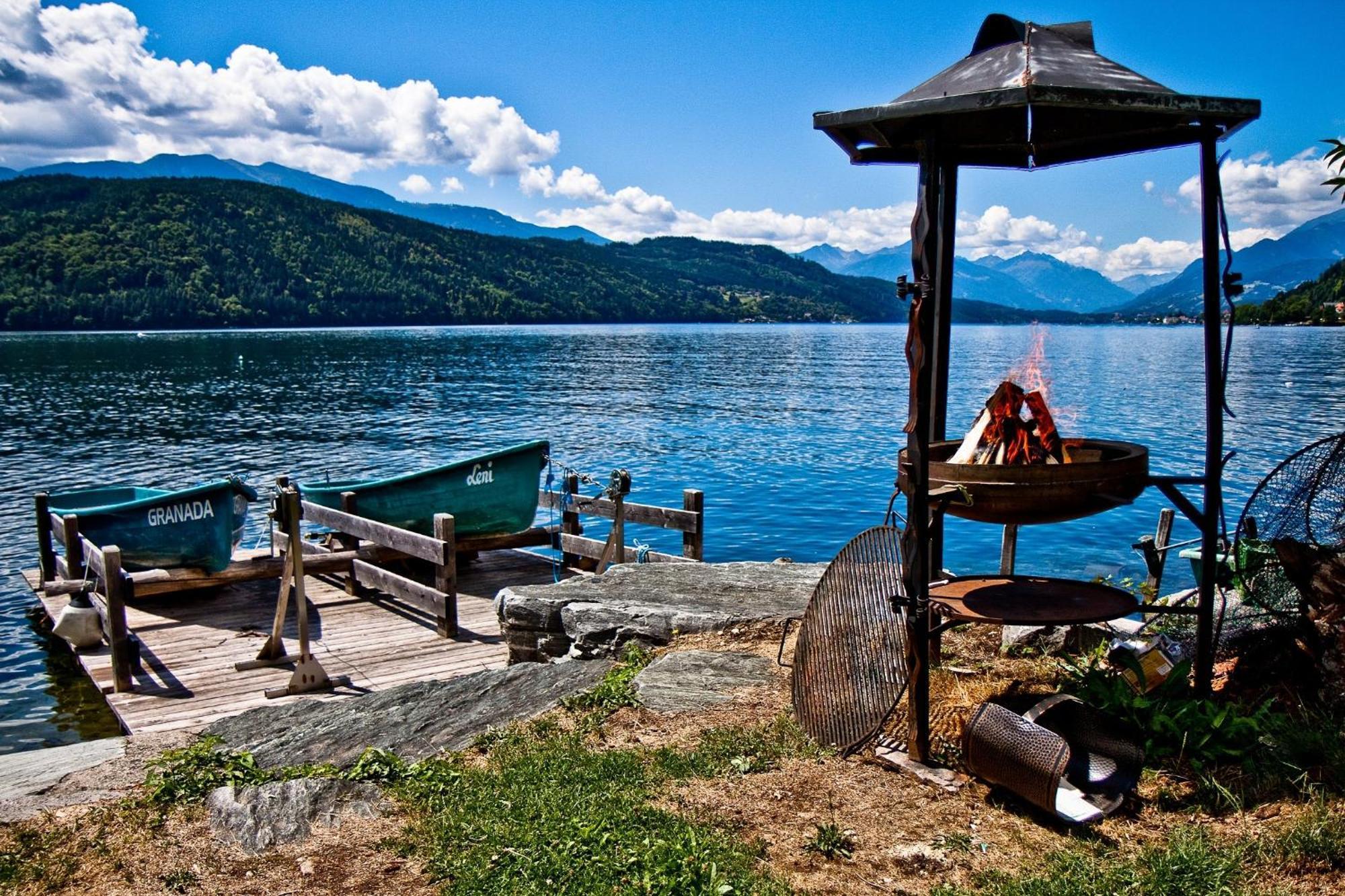 Ferienwohnungen Fischerhaus - Direkt Am See Millstatt Exteriör bild